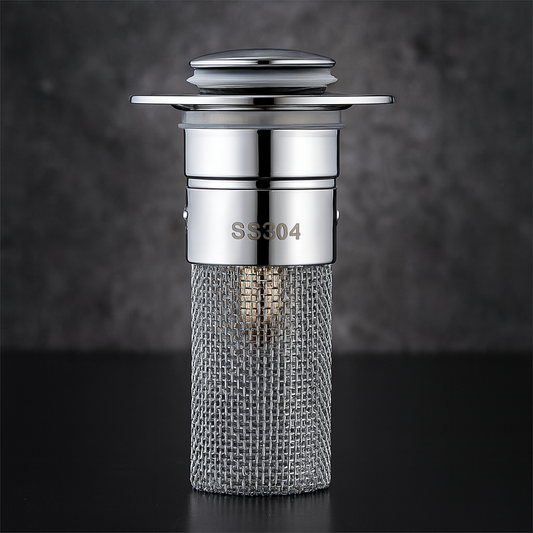 Bathroom Sink Stopper with Filter Basket
