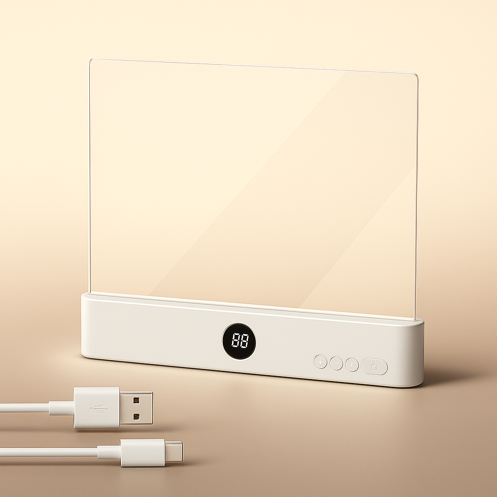 LED Flat Panel Eye Protection Reading Light