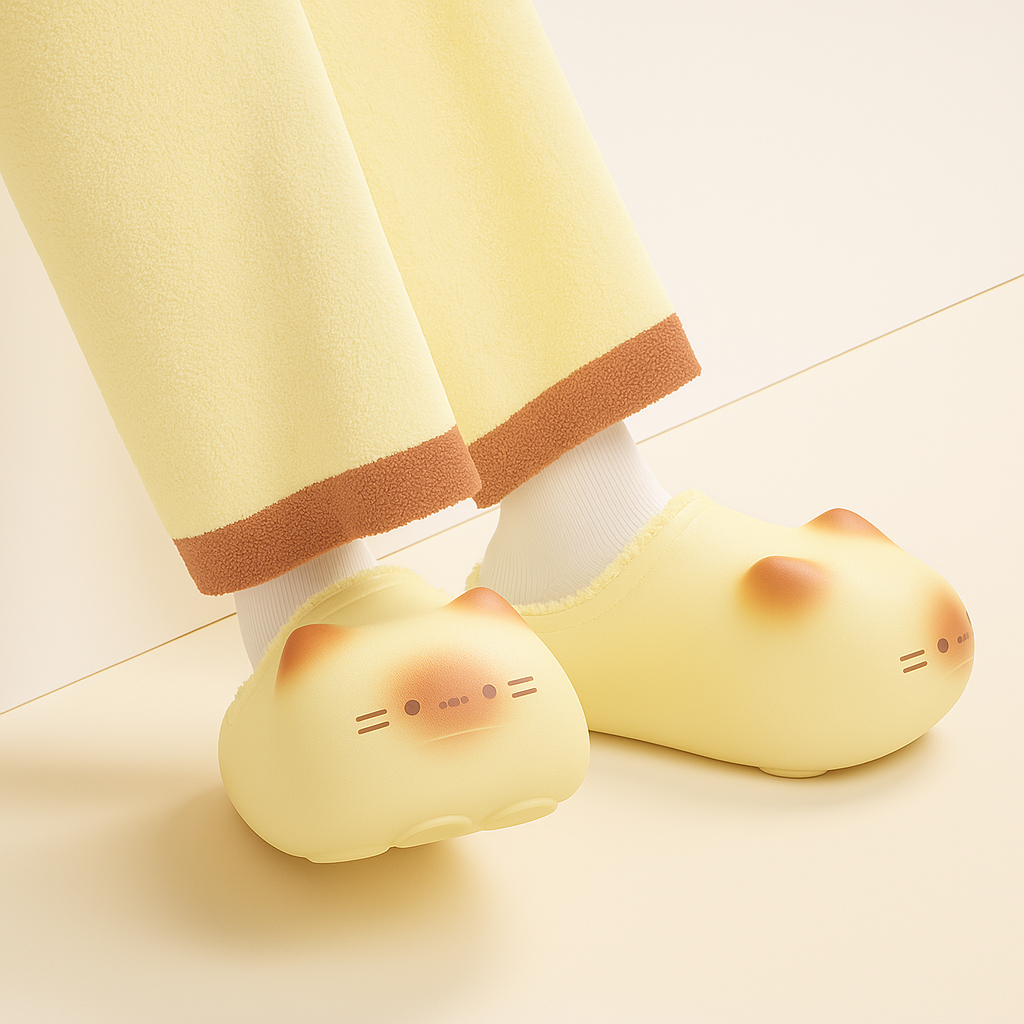Cute Cat Paw Slippers