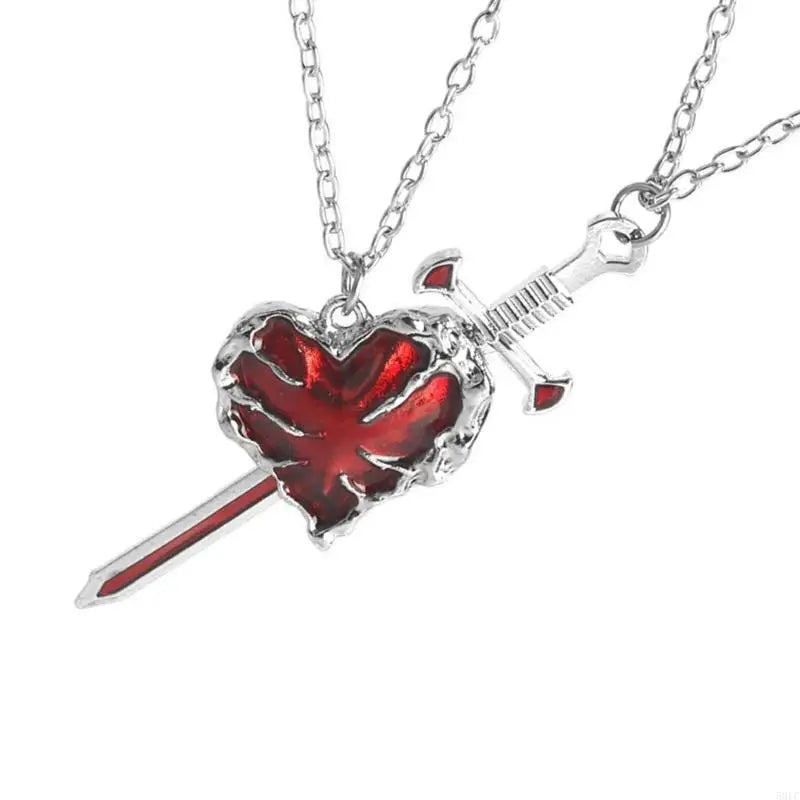 Sword & Heart Necklace for Couples