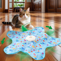 Electronic Flashing Feather Toy for Cats