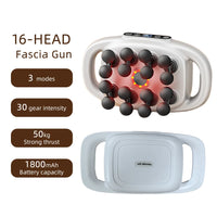 42-Heads Fascia Gun High-Frequency Vibration Body Massager