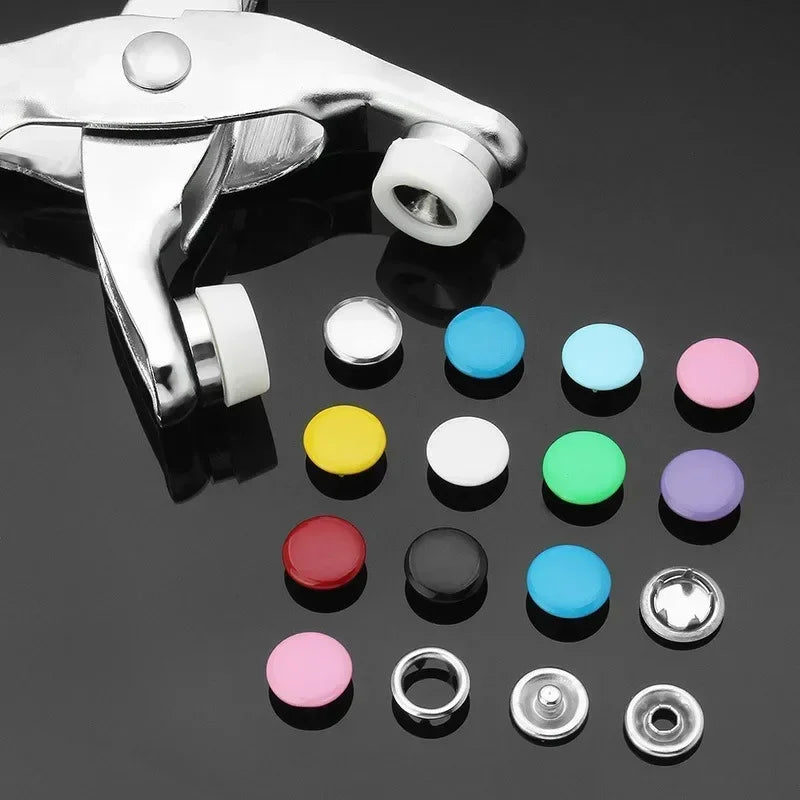 Metal Buttons Solid Plier Tool Set