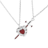 Sword & Heart Necklace for Couples
