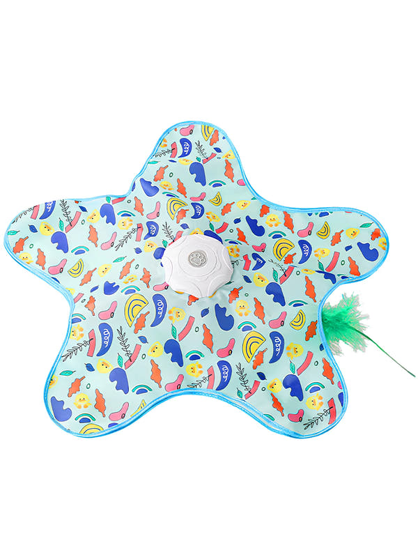 Electronic Flashing Feather Toy for Cats