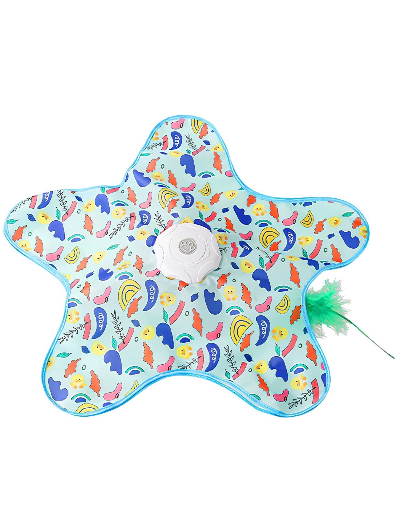 Electronic Flashing Feather Toy for Cats