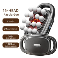 42-Heads Fascia Gun High-Frequency Vibration Body Massager