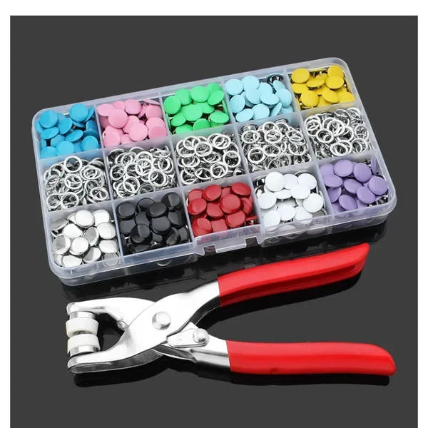Metal Buttons Solid Plier Tool Set