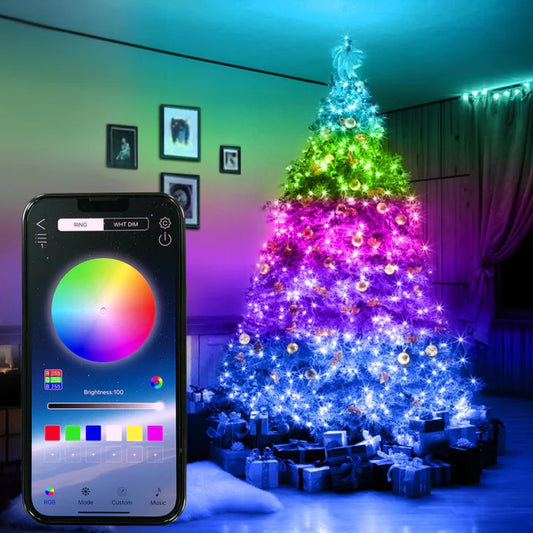 Smart RGB Led Christmas Lights (10 Meter)