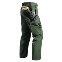 Men Winter Autumn Fleece Waterproof Cargo Pants