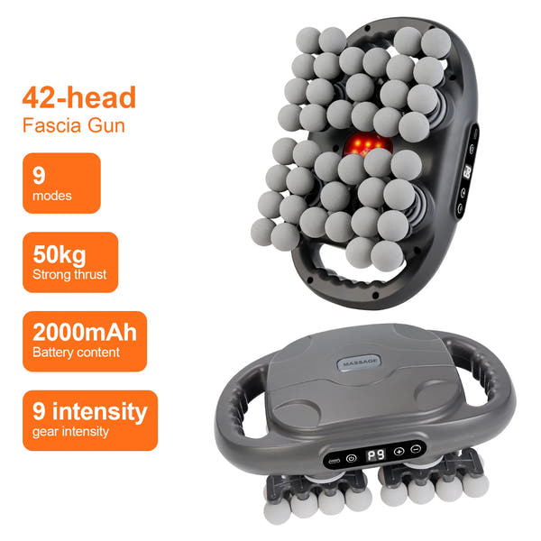 42-Heads Fascia Gun High-Frequency Vibration Body Massager