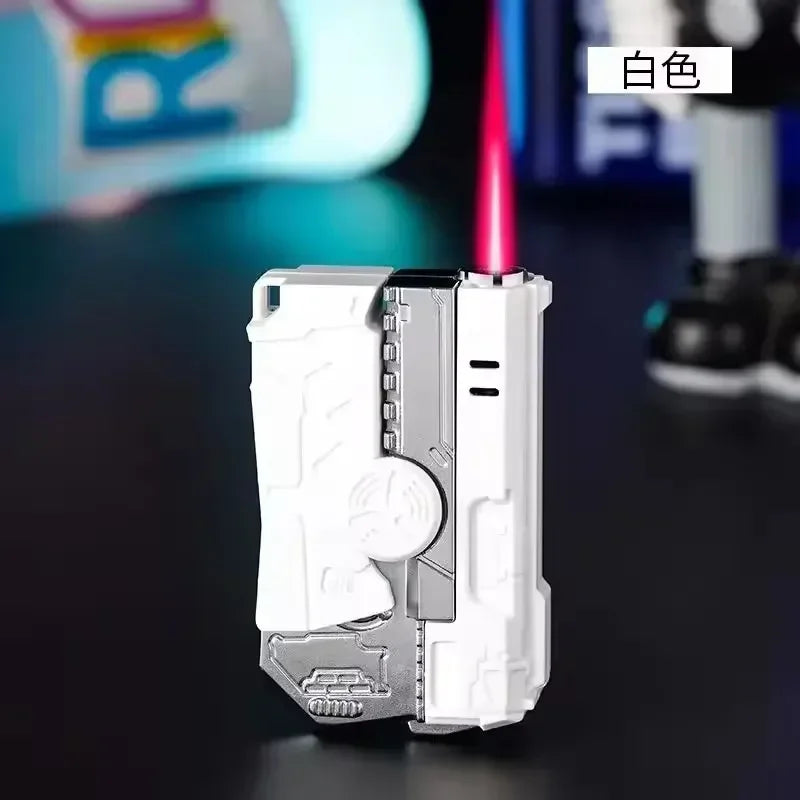 Folding Fingertip Jet Flame Gyro Lighter