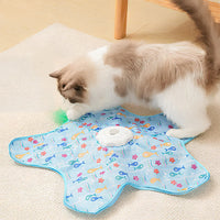 Electronic Flashing Feather Toy for Cats