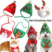 Christmas Cute Hat and Towel For Pets