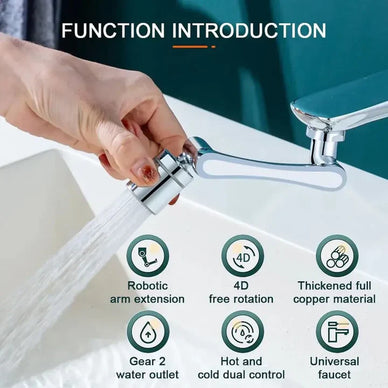 Revolutionize Sink Use With a 1080° Rotating Tap Extender