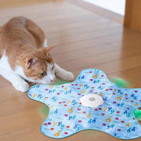 Electronic Flashing Feather Toy for Cats
