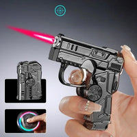 Folding Fingertip Jet Flame Gyro Lighter