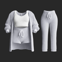 LuxCozy Knit Lounge Set