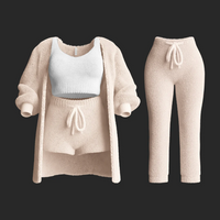 LuxCozy Knit Lounge Set