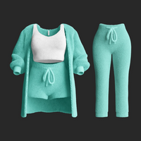 LuxCozy Knit Lounge Set