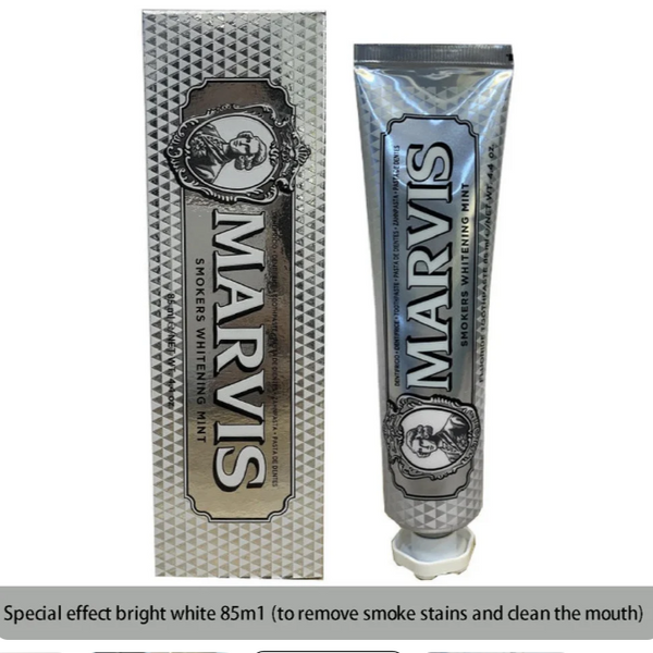 Marvis Whitening Mint Freshen Breath and Remove Smoke Stain Toothpaste