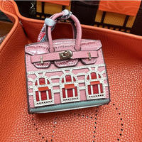 Baby Pink Mini House Bag Charm
