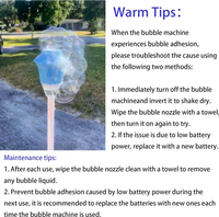 Vertical Bubble Machine