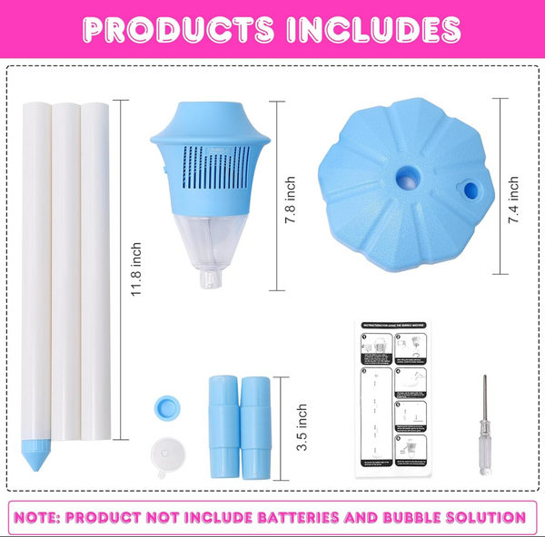 Vertical Bubble Machine