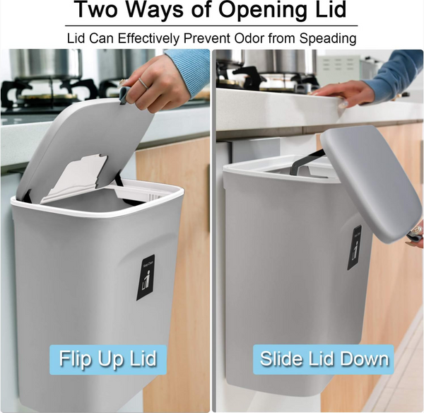 Wall-Mounted Hanging Trash Bin