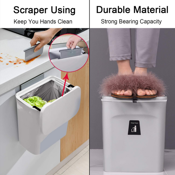 Wall-Mounted Hanging Trash Bin