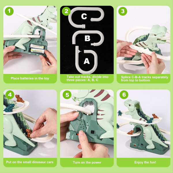 Dinosaur Adventure Roller Coaster Toy