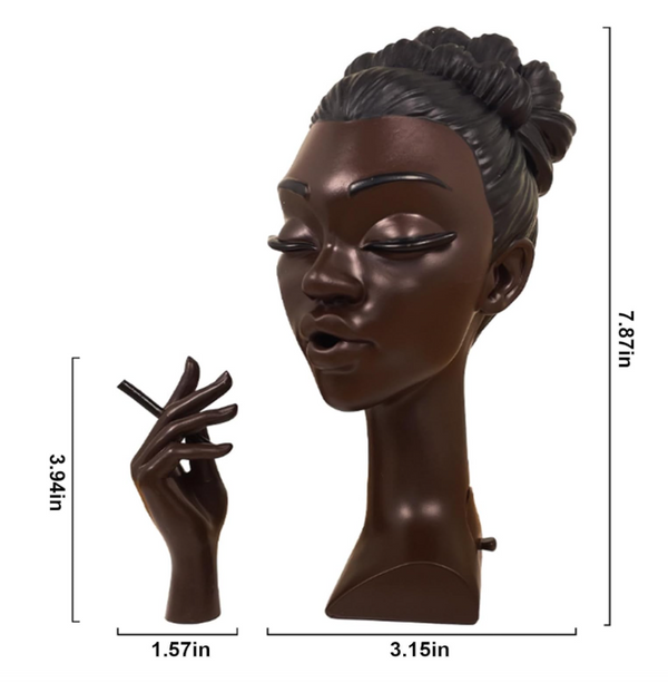 Woman Head Incense Burner