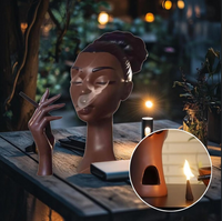 Woman Head Incense Burner
