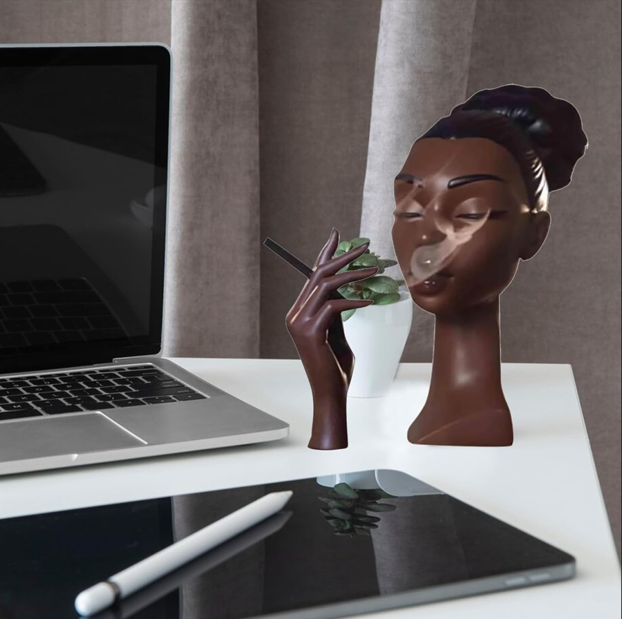 Woman Head Incense Burner