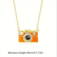 Customizable Camera Projector Necklace