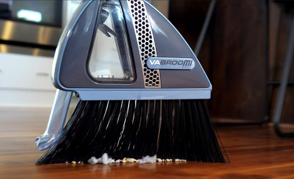 Electric Broom with Built-In Vacuum