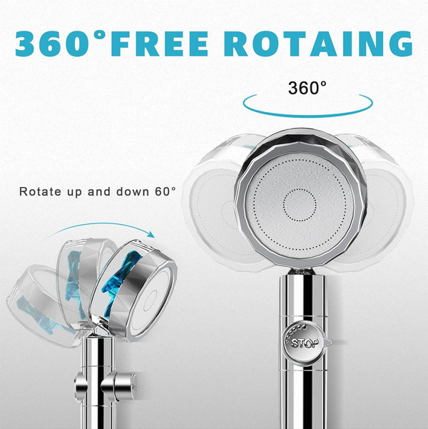 Turbo Propeller Shower Head