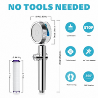 Turbo Propeller Shower Head