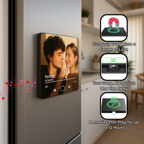 Custom Music Photo Fridge Magnet