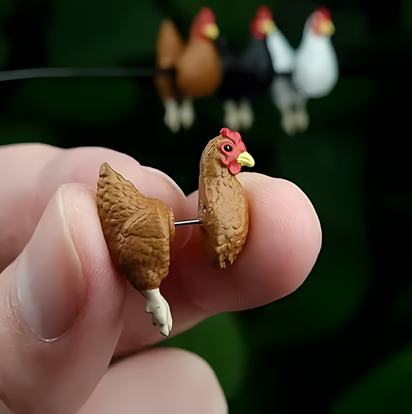 Cluckin’ Cute Chicken Earrings