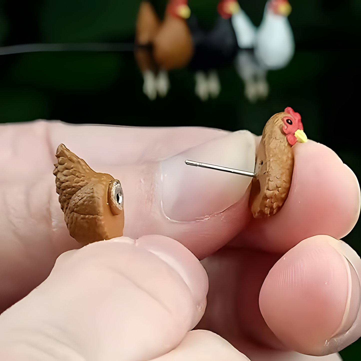 Cluckin’ Cute Chicken Earrings