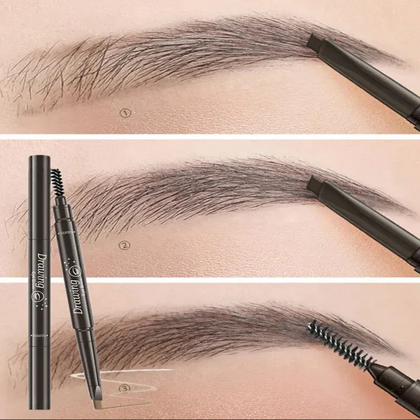 Dual-End Waterproof Eyebrow Pen