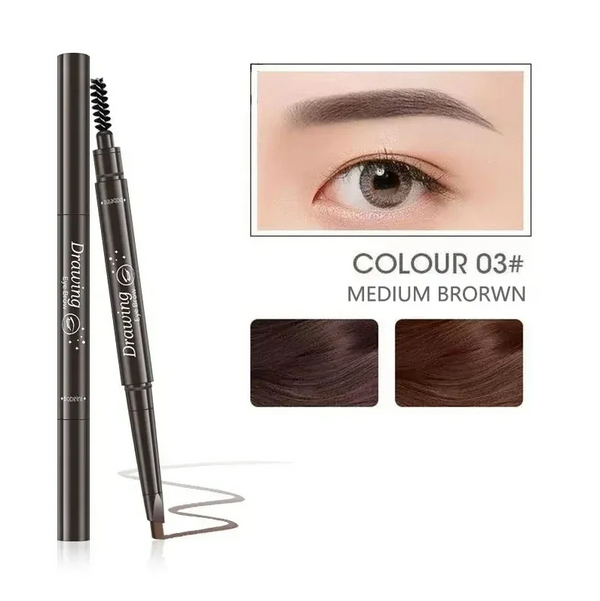 Dual-End Waterproof Eyebrow Pen