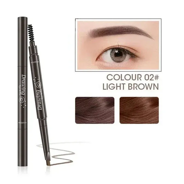 Dual-End Waterproof Eyebrow Pen