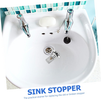 Bathroom Sink Stopper with Filter Basket
