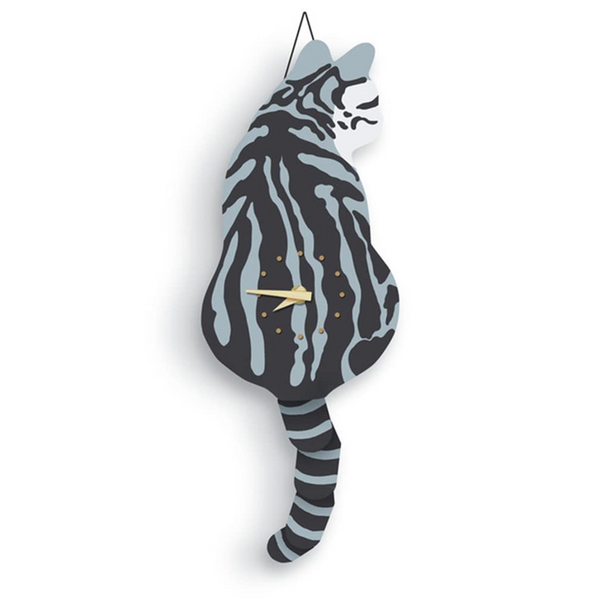 Cat Tail Swing Wall Clock