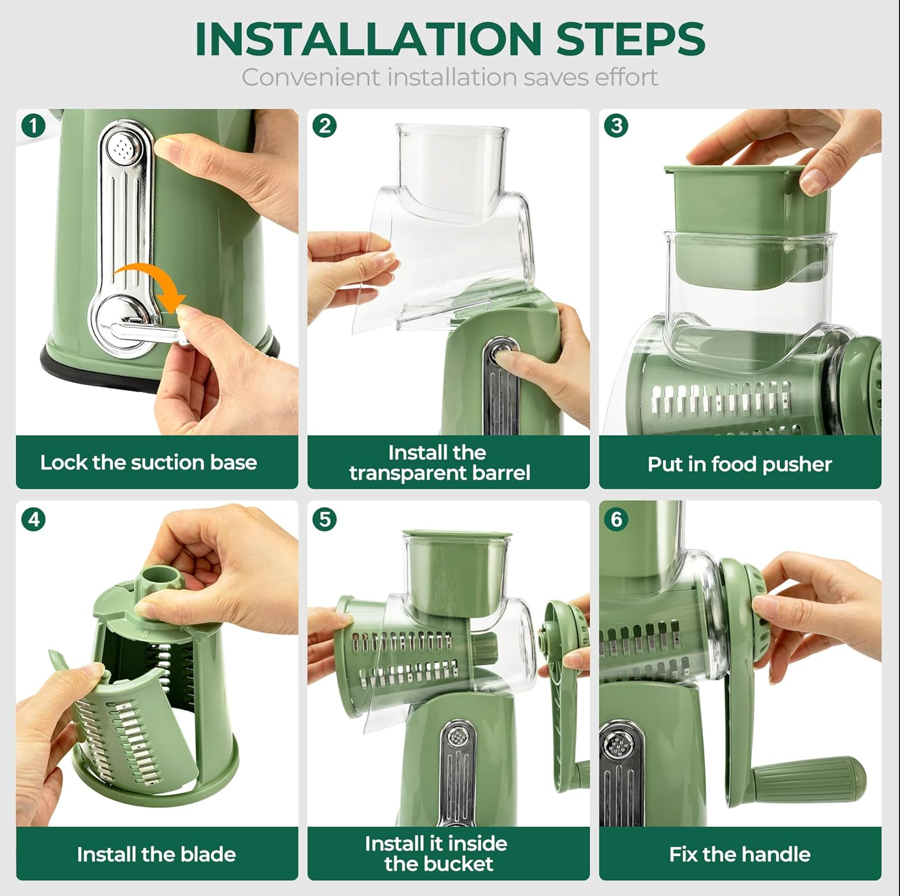 Rotary Cheese Grater