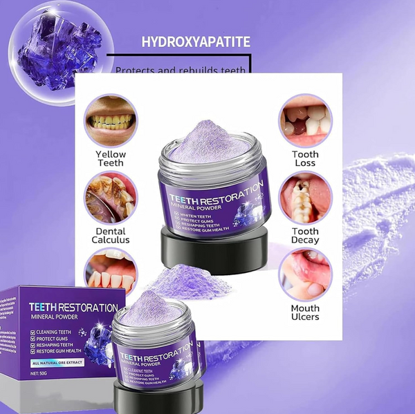 Mineral-Restore Natural Tooth Powder
