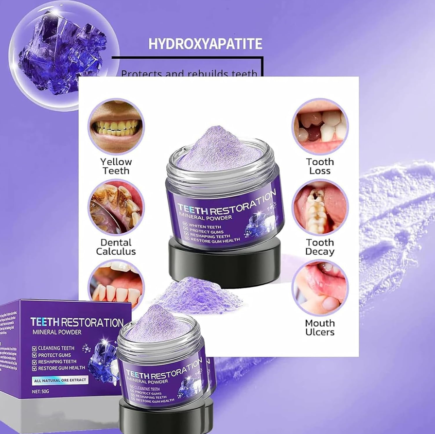 Mineral-Restore Natural Tooth Powder