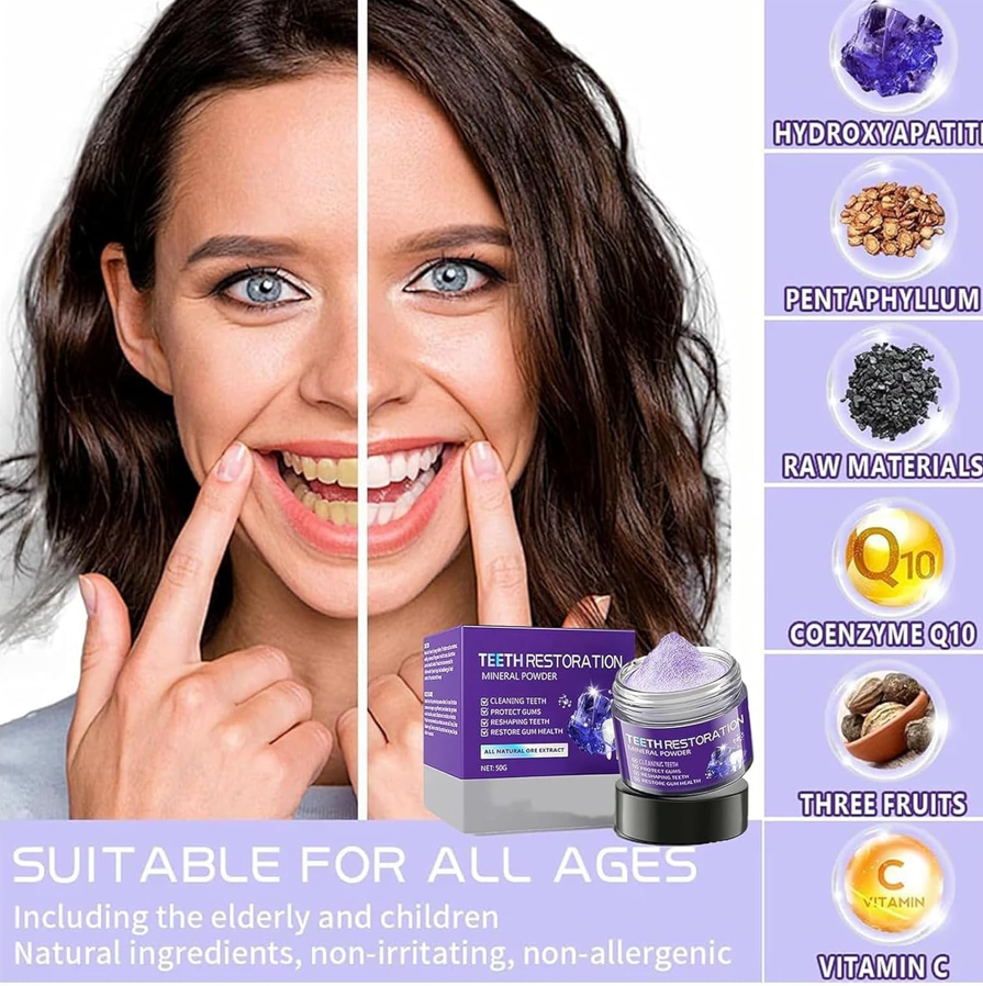 Mineral-Restore Natural Tooth Powder
